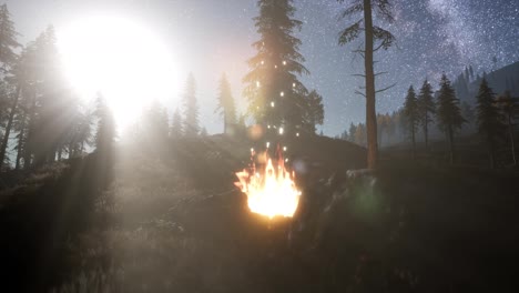 Campfire-at-Mountain